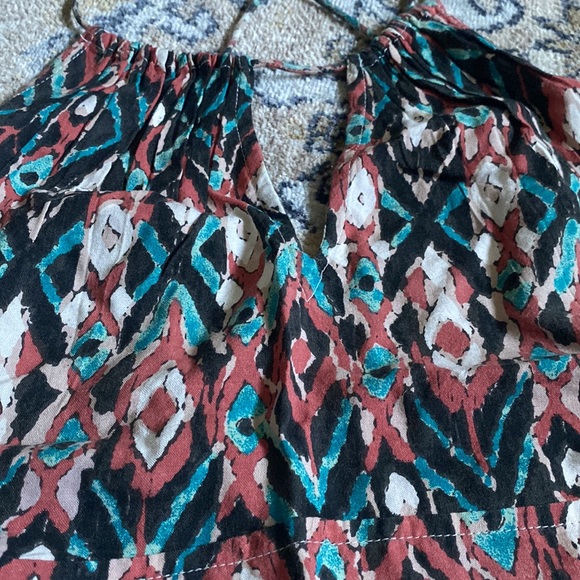 Roxy halter aztec crop top - Picture 2 of 7